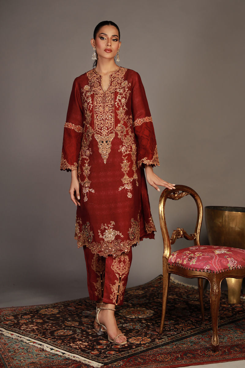 Shamaeel Ansari | Royal Vogue Formals | RV-06 by Shamaeel Ansari - Designer Dress - Type: Ladies Clothes - Available at Libayah - 100% Original