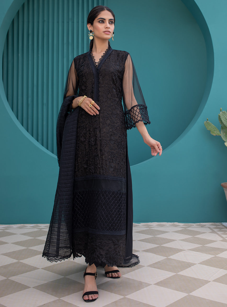 Zainab Chottani | Luxury Pret | BLACK TOURMALINE by Zainab Chottani - Designer Dress - Type: Ladies Clothes - Available at Libayah - 100% Original