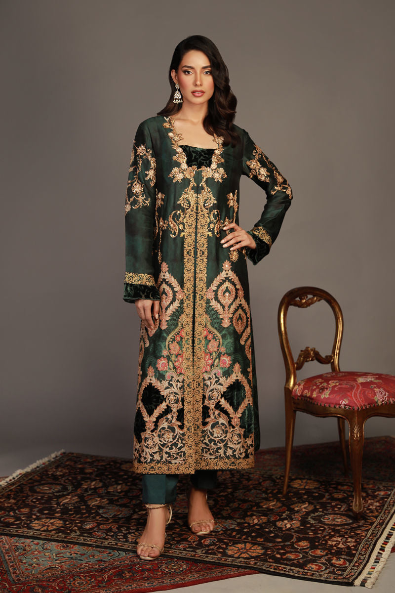 Shamaeel Ansari | Royal Vogue Formals | RV-09 by Shamaeel Ansari - Designer Dress - Type: Ladies Clothes - Available at Libayah - 100% Original