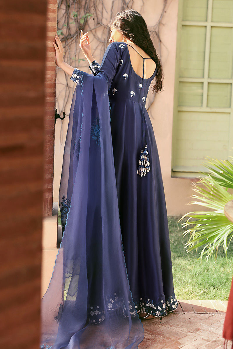 Ansab Jahangir | Luxury Silk Pret | MIDNIGHT by Ansab Jahangir - Designer Dress - Type: Ladies Clothes - Available at Libayah - 100% Original