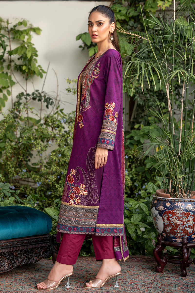Shamaeel Ansari | Gulrang Lawn | LP-02 by Shamaeel Ansari - Designer Dress  - Type : Ladies Clothes - Available at Libayah - 100% Original 