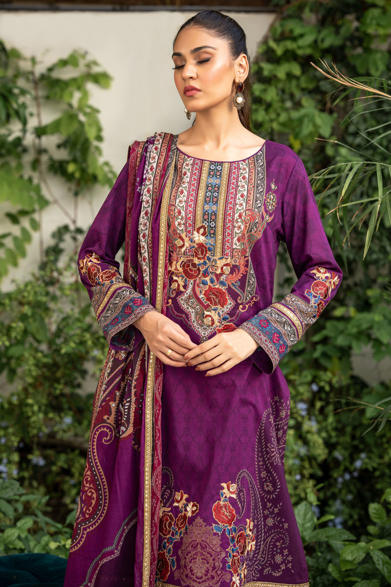 Shamaeel Ansari | Gulrang Lawn | LP-02 by Shamaeel Ansari - Designer Dress  - Type : Ladies Clothes - Available at Libayah - 100% Original 