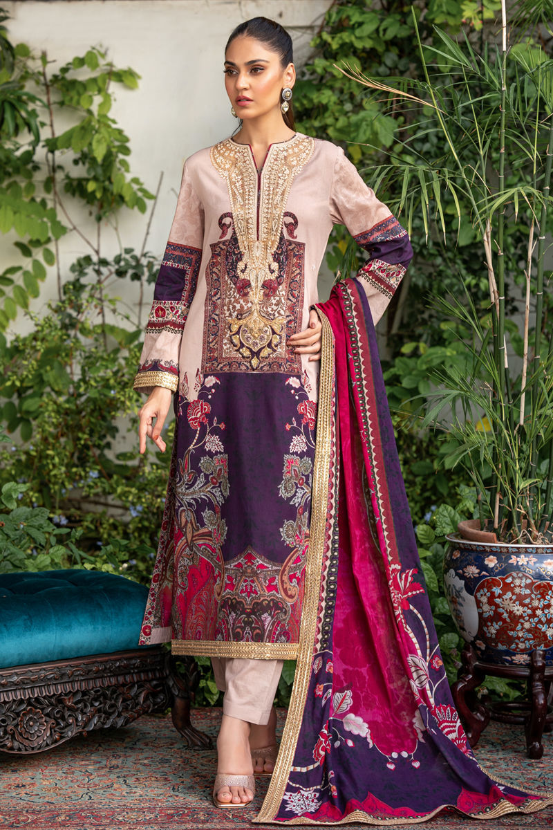 Shamaeel Ansari | Gulrang Lawn | LP-03 by Shamaeel Ansari - Designer Dress  - Type : Ladies Clothes - Available at Libayah - 100% Original 