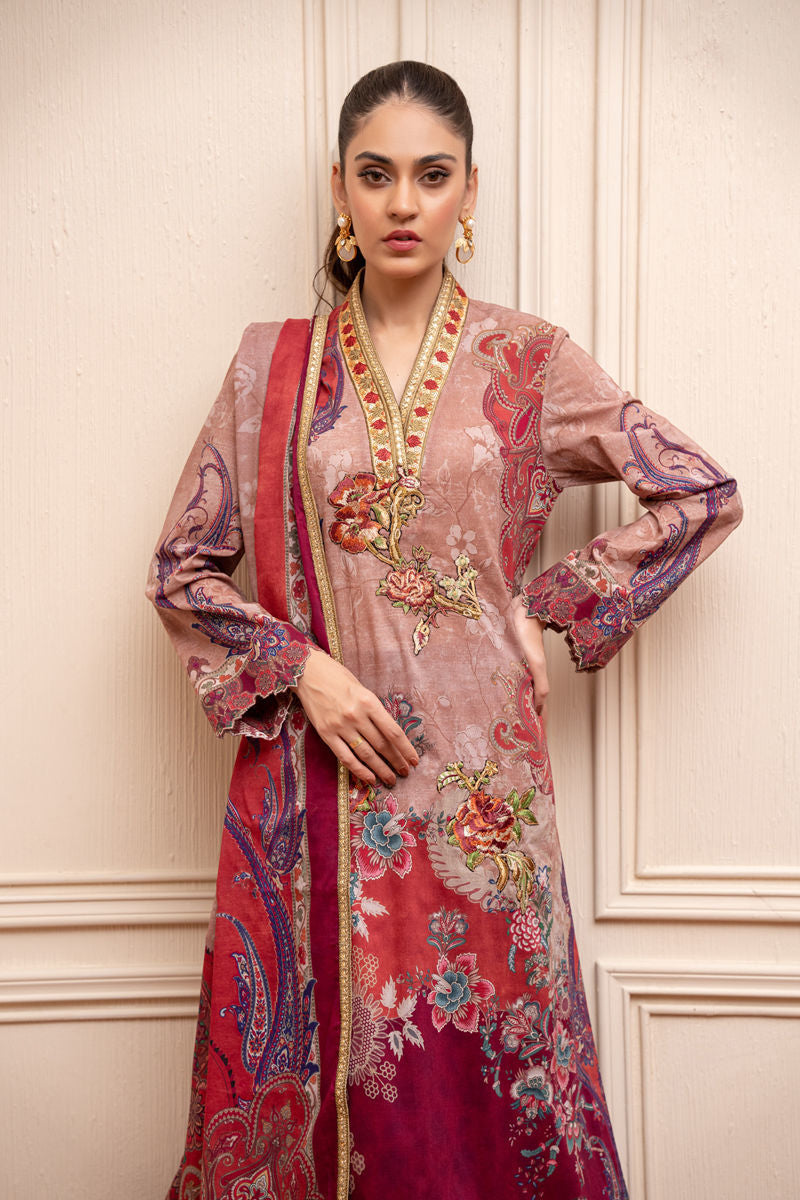 Shamaeel Ansari | Gulrang Lawn | LP-06 by Shamaeel Ansari - Designer Dress  - Type : Ladies Clothes - Available at Libayah - 100% Original 