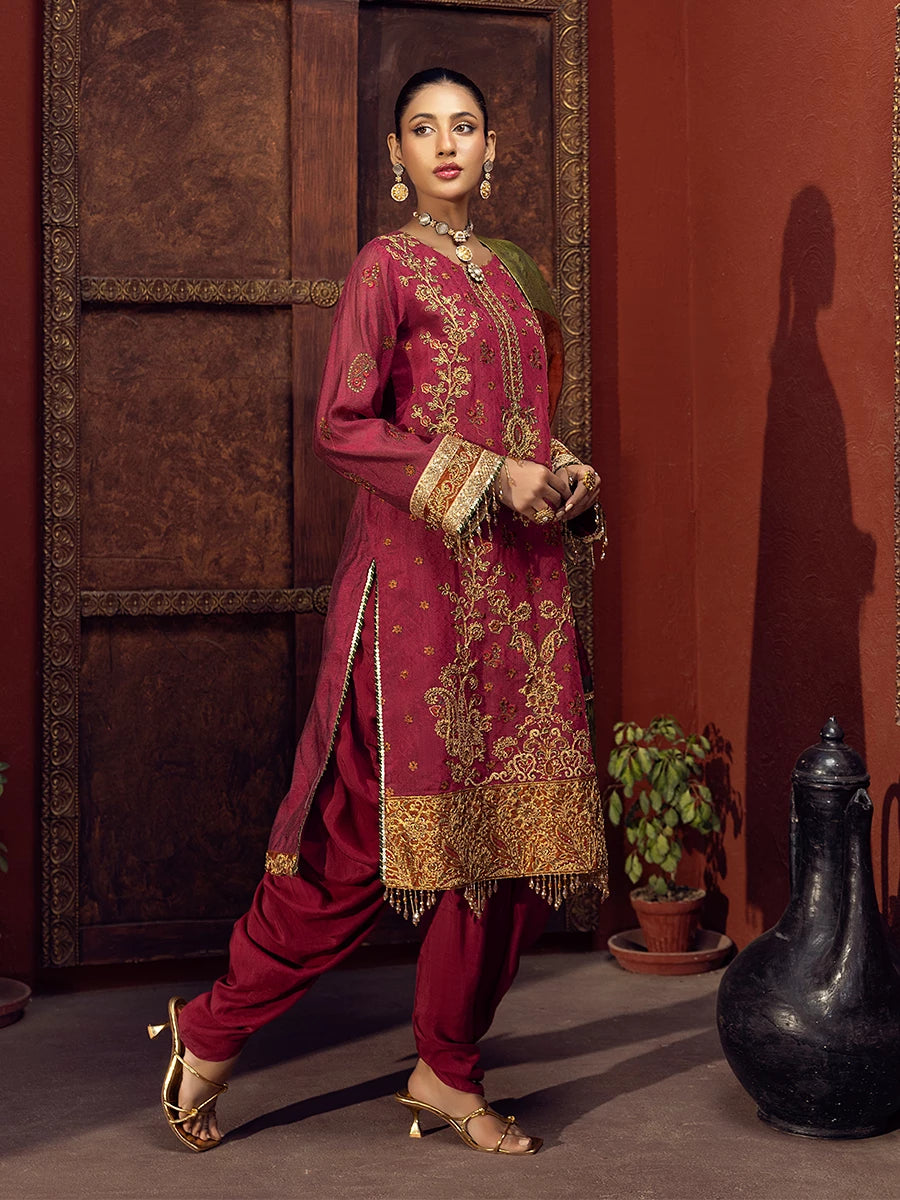Salitex | Signature Festive Chiffon | SUNW6JI017UT by Salitex - Designer Dress - Type: Ladies Clothes - Available at Libayah - 100% Original