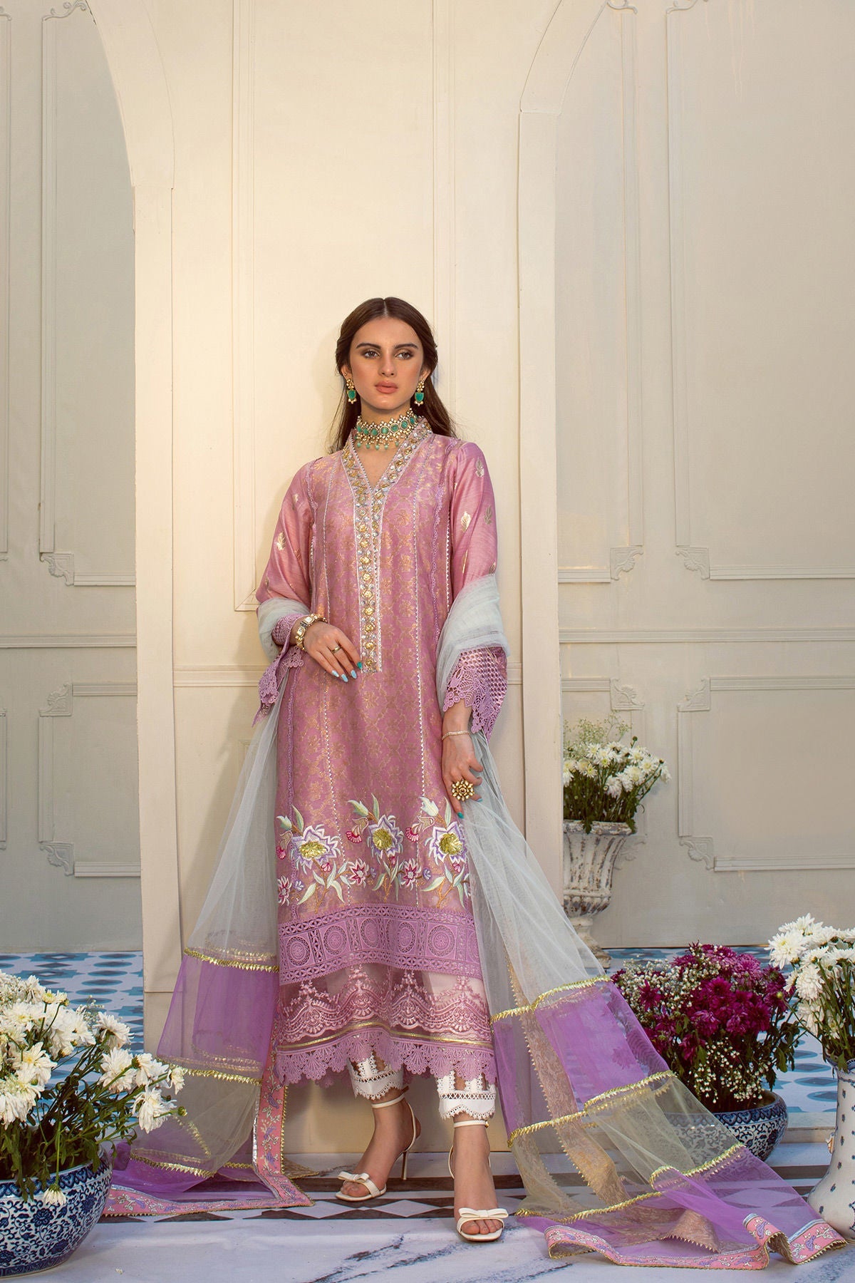 Annus Abrar | Designer Picks 24 | RIZEEN - LILAC by Annus Abrar - Designer Dress - Type: Ladies Clothes - Available at Libayah - 100% Original