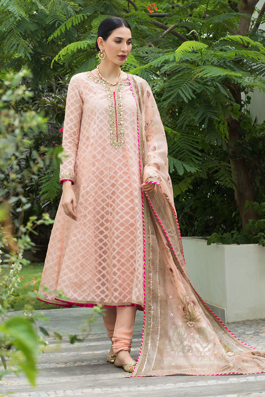 Deepak Perwani | Nazia Eid Edit 26 | Souris (KTD3256) by Deepak Perwani - Designer Dress  - Type : Ladies Clothes - Available at Libayah - 100% Original 