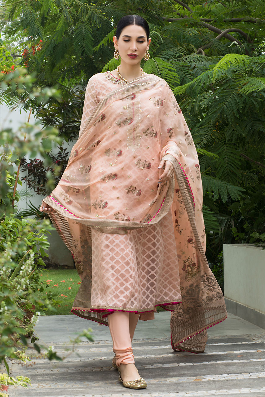 Deepak Perwani | Nazia Eid Edit 26 | Souris (KTD3256) by Deepak Perwani - Designer Dress  - Type : Ladies Clothes - Available at Libayah - 100% Original 
