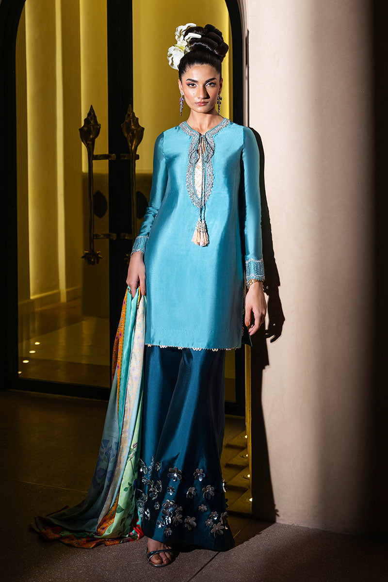 Haute Form | Diva Formals | Floral Applique by Haute Form - Designer Dress - Type: Ladies Clothes - Available at Libayah - 100% Original