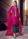 Zainab Chottani | Casual Pret | FANTASY IN FUSCHIA by Zainab Chottani - Designer Dress - Type: Casuals - Available at Libayah - 100% Original