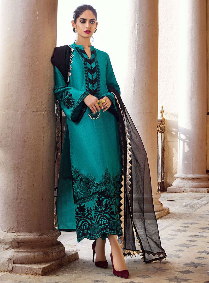 Zainab Chottani | Casual Pret | EMERALD ORCHID by Zainab Chottani - Designer Dress - Type: Casuals - Available at Libayah - 100% Original