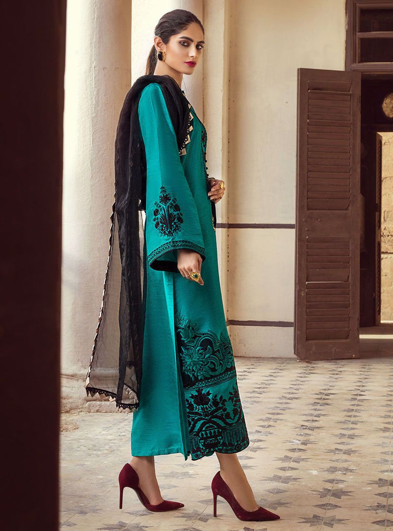 Zainab Chottani | Casual Pret | EMERALD ORCHID by Zainab Chottani - Designer Dress - Type: Casuals - Available at Libayah - 100% Original