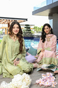 Ansab Jahangir | Luxury Silk Pret | STONE GREEN by Ansab Jahangir - Designer Dress - Type: Ladies Clothes - Available at Libayah - 100% Original