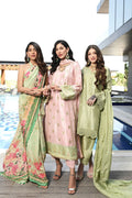 Ansab Jahangir | Luxury Silk Pret | STONE GREEN by Ansab Jahangir - Designer Dress - Type: Ladies Clothes - Available at Libayah - 100% Original
