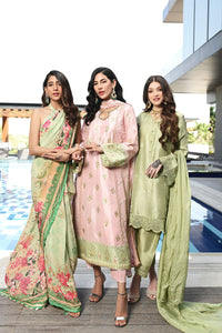 Ansab Jahangir | Luxury Silk Pret | STONE GREEN by Ansab Jahangir - Designer Dress - Type: Ladies Clothes - Available at Libayah - 100% Original