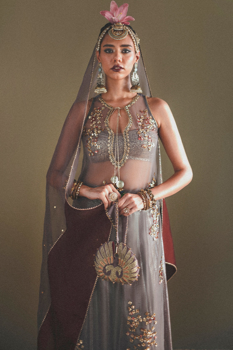 Haute Form | Dastaan Luxury Formals |Chamkeeli by Haute Form - Designer Dress  - Type : Ladies Clothes - Available at Libayah - 100% Original 