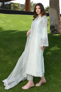 Ansab Jahangir | Luxury Silk Pret | BLUE FOG by Ansab Jahangir - Designer Dress - Type: Ladies Clothes - Available at Libayah - 100% Original