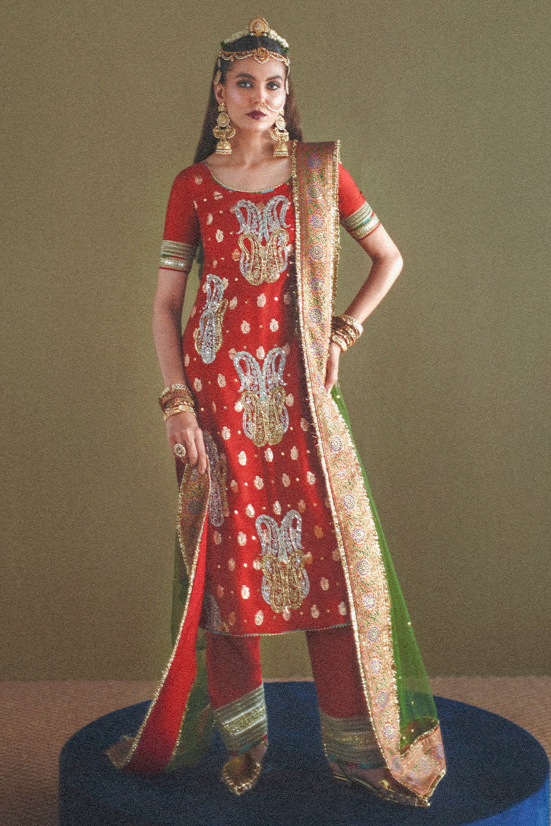 Haute Form | Dastaan Luxury Formals |Laal Pari by Haute Form - Designer Dress  - Type : Ladies Clothes - Available at Libayah - 100% Original 