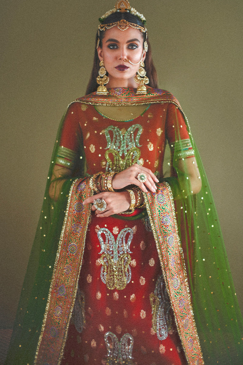 Haute Form | Dastaan Luxury Formals |Laal Pari by Haute Form - Designer Dress  - Type : Ladies Clothes - Available at Libayah - 100% Original 