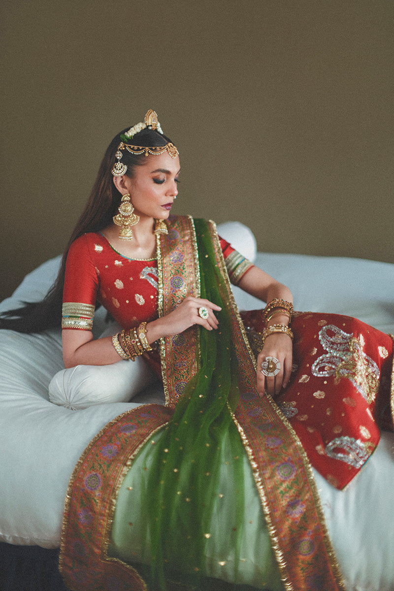 Haute Form | Dastaan Luxury Formals |Laal Pari by Haute Form - Designer Dress  - Type : Ladies Clothes - Available at Libayah - 100% Original 