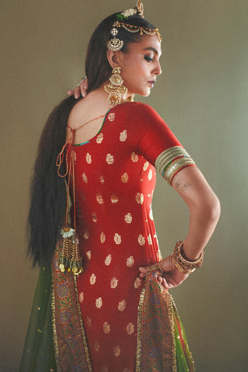 Haute Form | Dastaan Luxury Formals |Laal Pari by Haute Form - Designer Dress  - Type : Ladies Clothes - Available at Libayah - 100% Original 