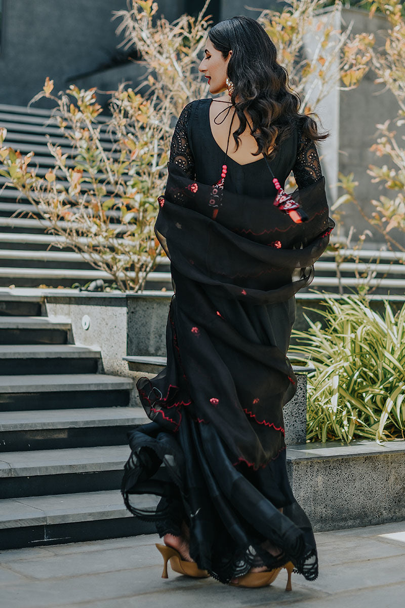 Ansab Jahangir | Luxury Silk Pret | AFTER DARK by Ansab Jahangir - Designer Dress - Type: Ladies Clothes - Available at Libayah - 100% Original