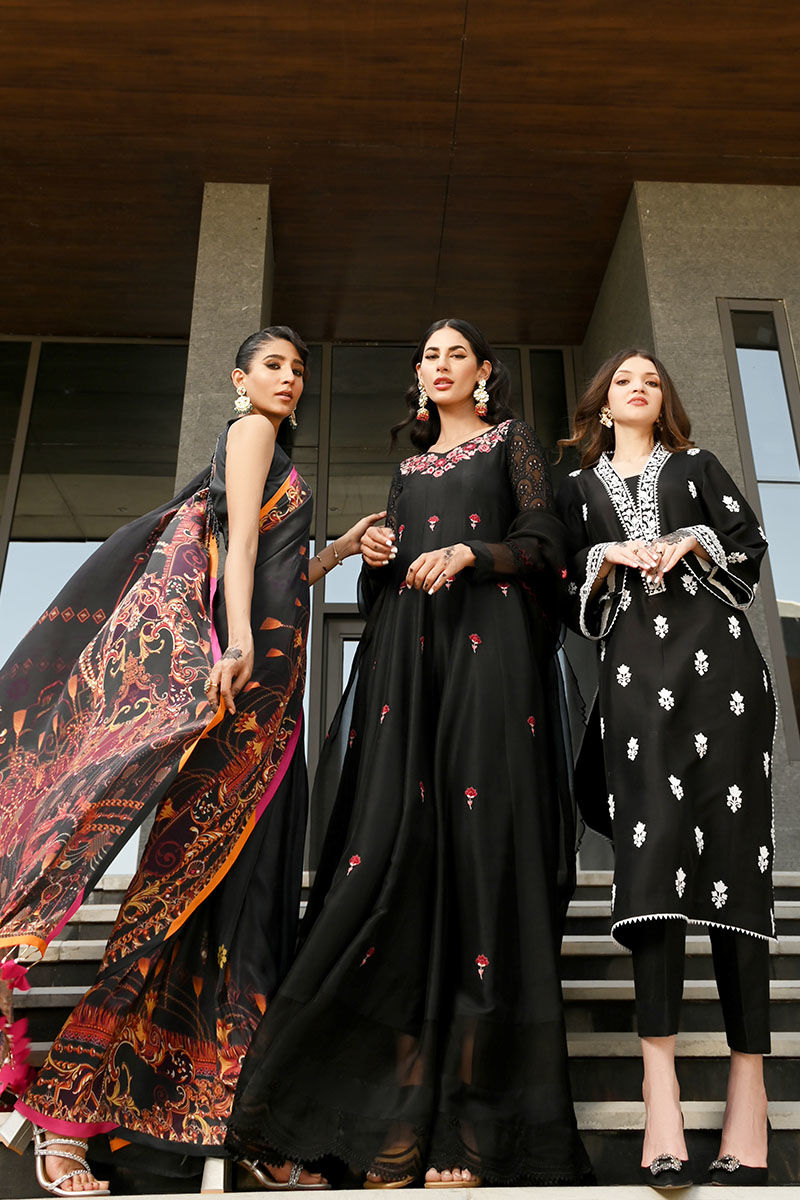 Ansab Jahangir | Luxury Silk Pret | AFTER DARK by Ansab Jahangir - Designer Dress - Type: Ladies Clothes - Available at Libayah - 100% Original