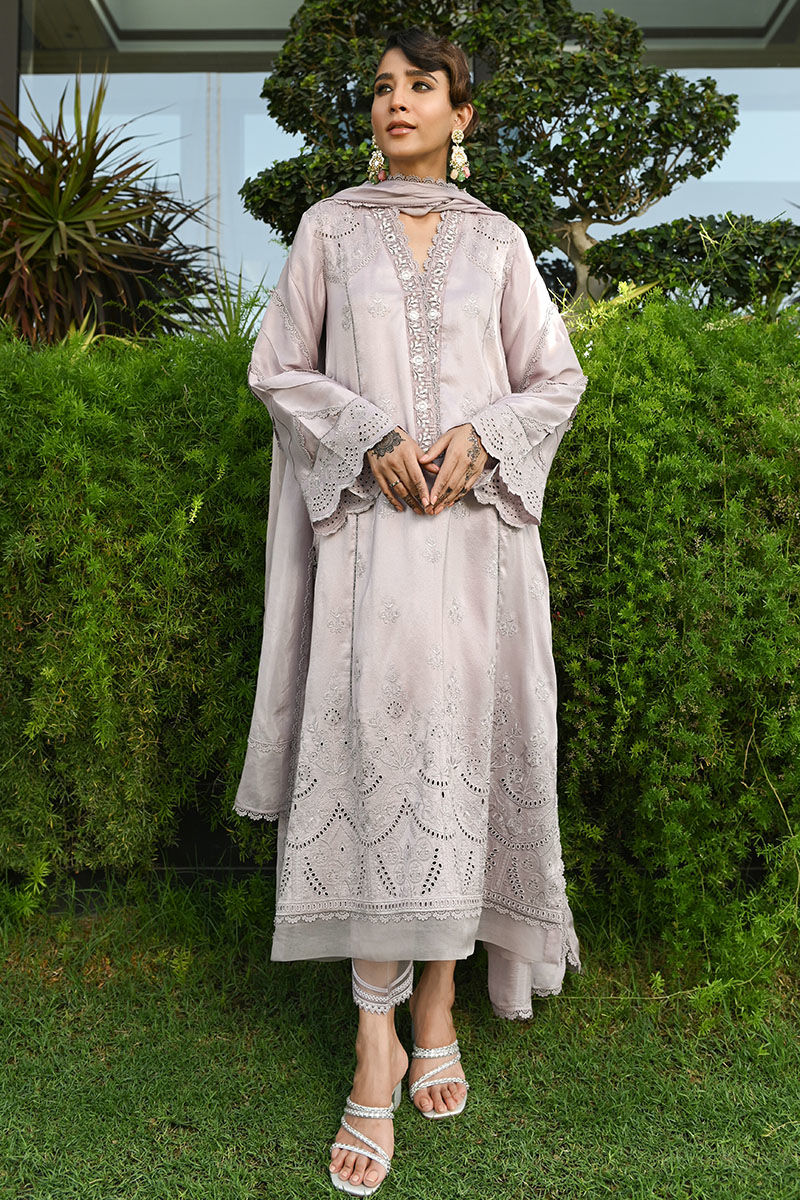 Ansab Jahangir | Luxury Silk Pret | LILAC MARBLE by Ansab Jahangir - Designer Dress - Type: Ladies Clothes - Available at Libayah - 100% Original