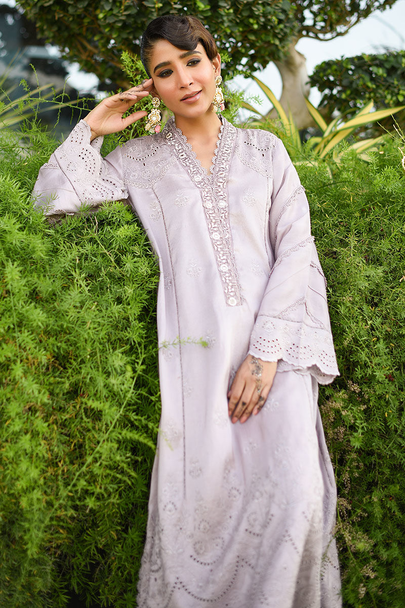 Ansab Jahangir | Luxury Silk Pret | LILAC MARBLE by Ansab Jahangir - Designer Dress - Type: Ladies Clothes - Available at Libayah - 100% Original