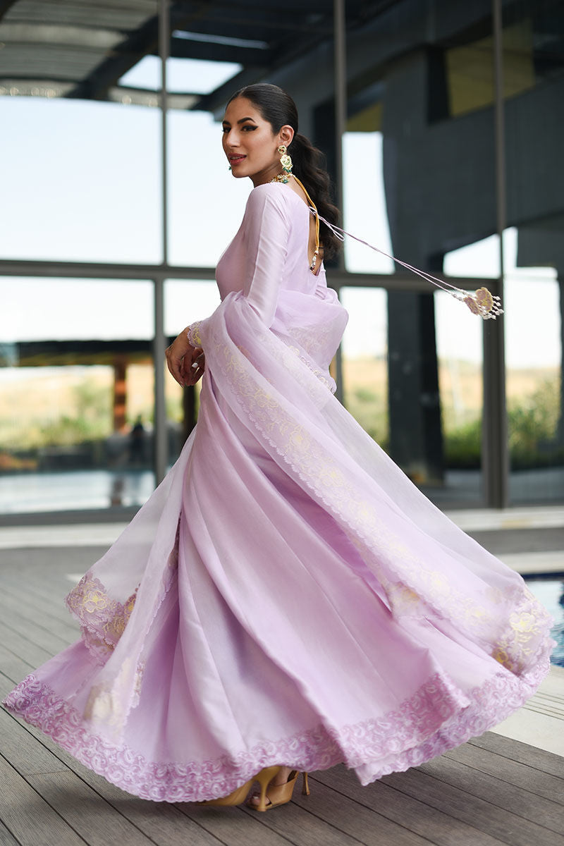 Ansab Jahangir | Luxury Silk Pret | HEIRLOOM LILAC by Ansab Jahangir - Designer Dress - Type: Ladies Clothes - Available at Libayah - 100% Original