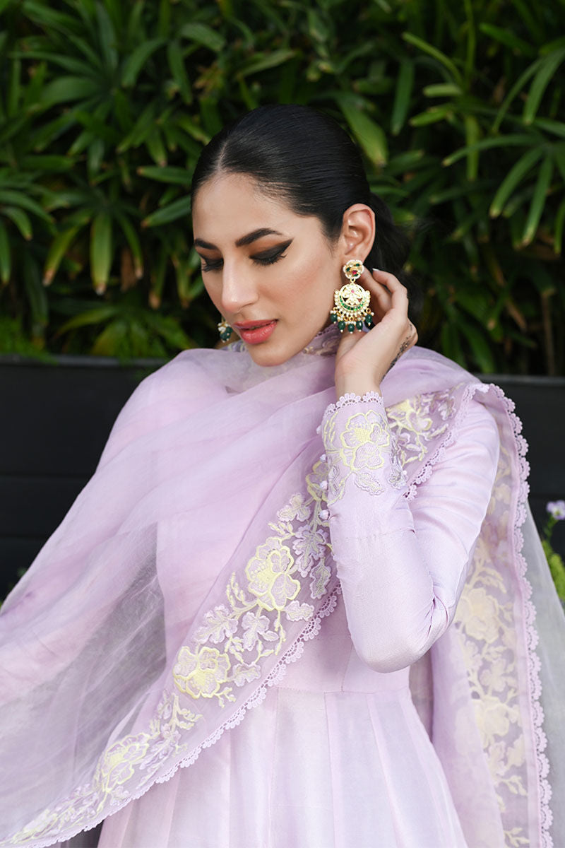 Ansab Jahangir | Luxury Silk Pret | HEIRLOOM LILAC by Ansab Jahangir - Designer Dress - Type: Ladies Clothes - Available at Libayah - 100% Original