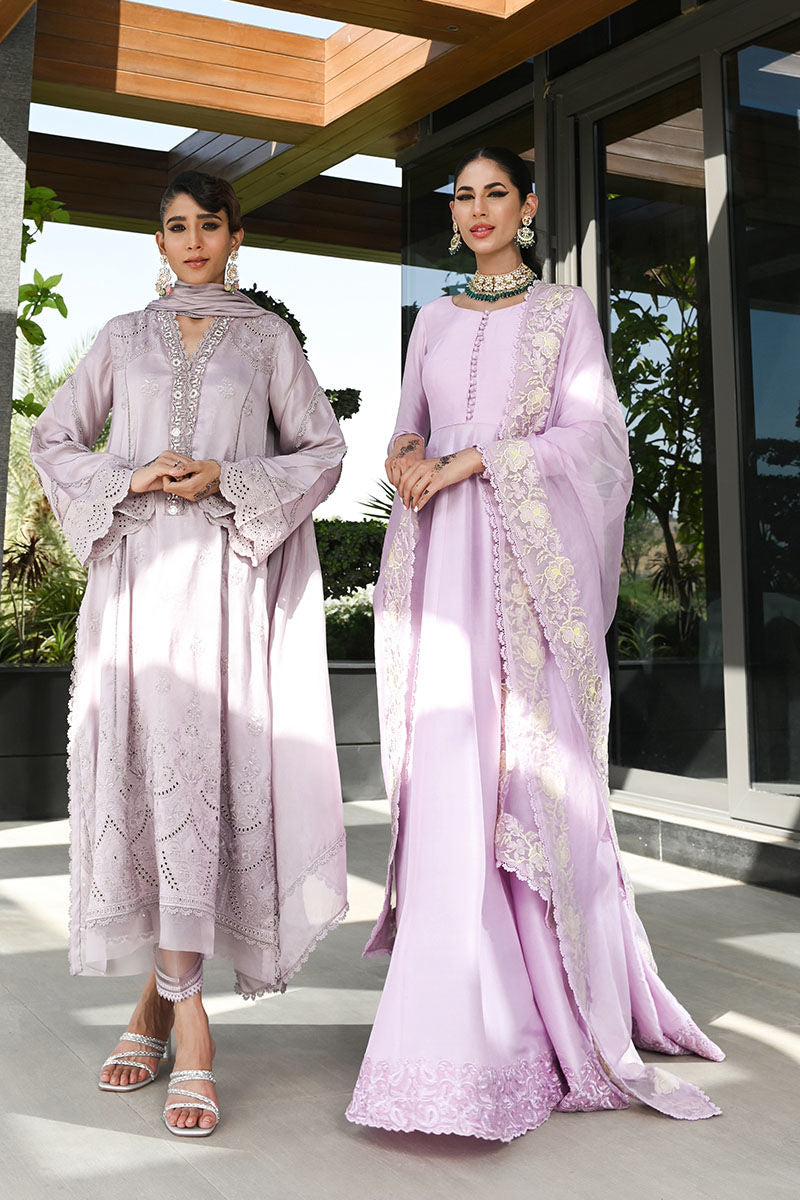 Ansab Jahangir | Luxury Silk Pret | HEIRLOOM LILAC by Ansab Jahangir - Designer Dress - Type: Ladies Clothes - Available at Libayah - 100% Original