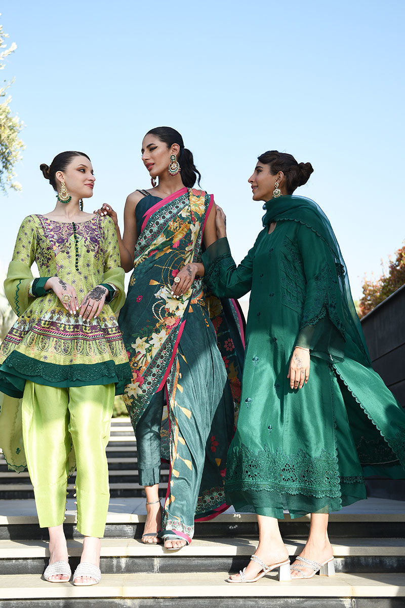 Ansab Jahangir | Luxury Silk Pret | KIWI by Ansab Jahangir - Designer Dress - Type: Ladies Clothes - Available at Libayah - 100% Original