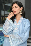 Ansab Jahangir | Luxury Silk Pret | CRYSTAL BLUE by Ansab Jahangir - Designer Dress - Type: Ladies Clothes - Available at Libayah - 100% Original