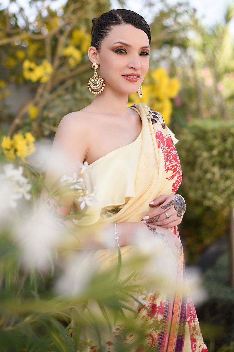 Ansab Jahangir | Luxury Silk Pret | LEMONADE by Ansab Jahangir - Designer Dress - Type: Ladies Clothes - Available at Libayah - 100% Original