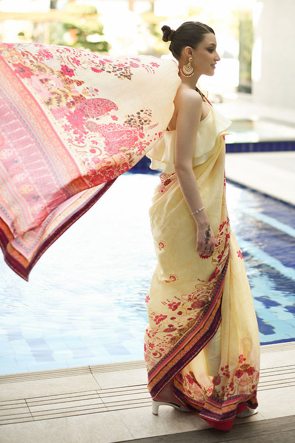 Ansab Jahangir | Luxury Silk Pret | LEMONADE by Ansab Jahangir - Designer Dress - Type: Ladies Clothes - Available at Libayah - 100% Original