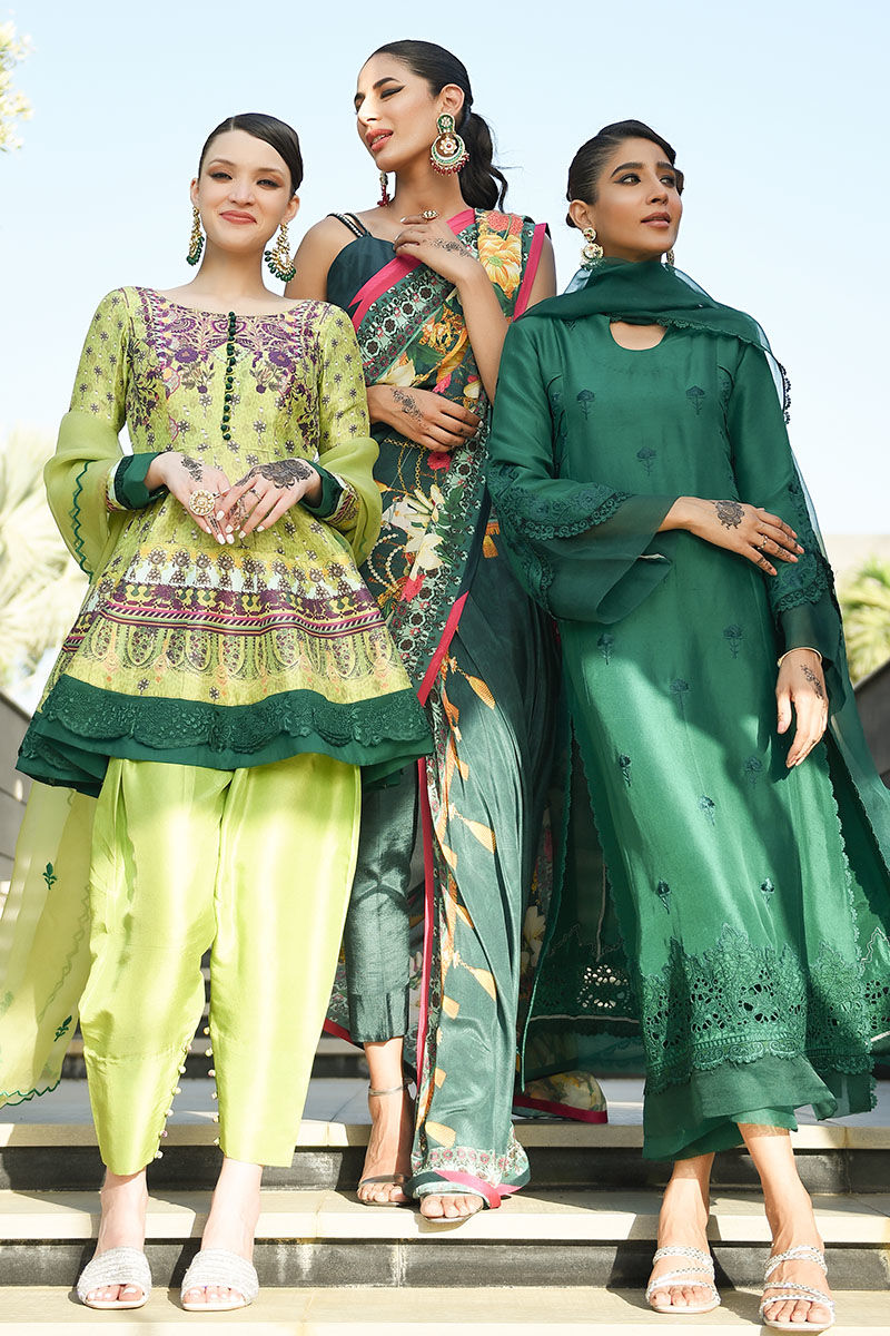 Ansab Jahangir | Luxury Silk Pret | DEEP LAKE by Ansab Jahangir - Designer Dress - Type: Ladies Clothes - Available at Libayah - 100% Original