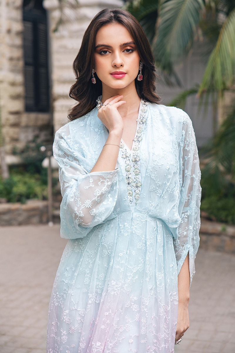 Fatima Khan | Best Sellers 24 | OMBRE KAFTAN by Fatima Khan - Designer Dress - Type: Luxury - Available at Libayah - 100% Original