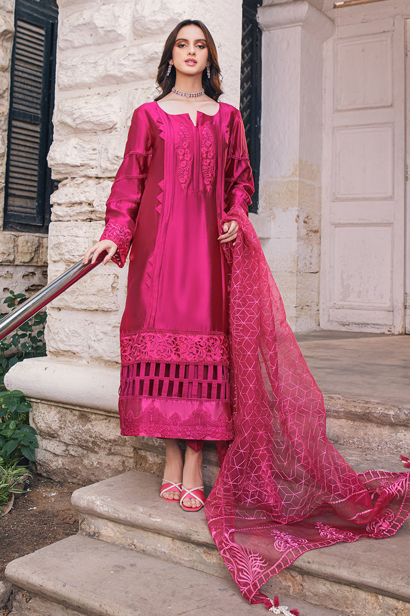 Fatima Khan | Luxury Pret 24 | FUCHSIA RUSH by Fatima Khan - Designer Dress - Type: Luxury - Available at Libayah - 100% Original