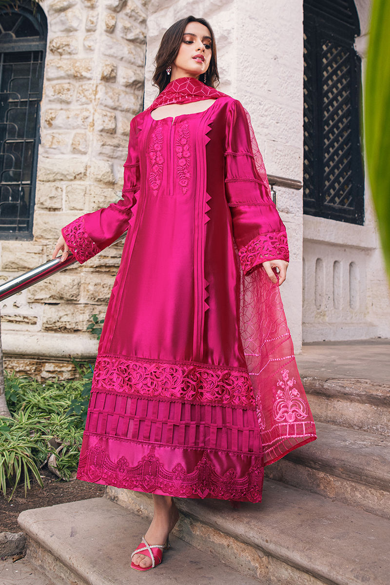 Fatima Khan | Luxury Pret 24 | FUCHSIA RUSH by Fatima Khan - Designer Dress - Type: Luxury - Available at Libayah - 100% Original