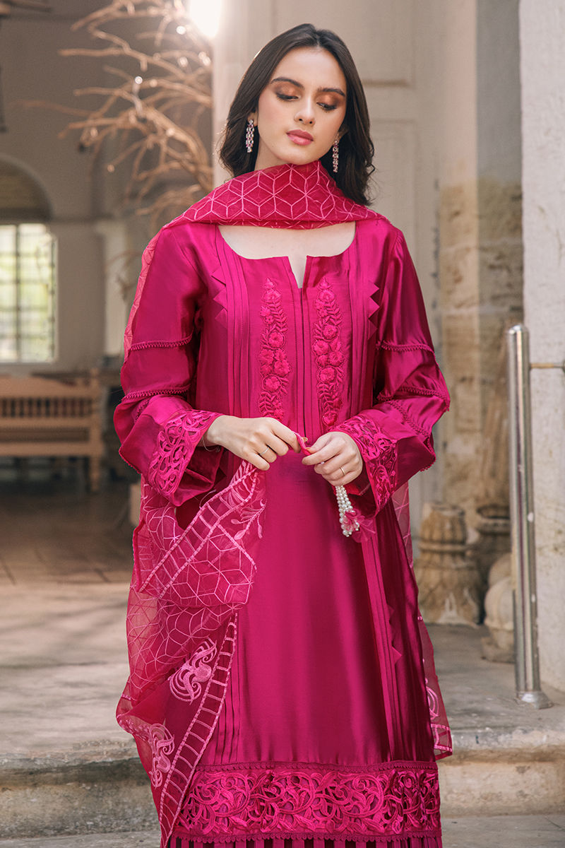 Fatima Khan | Luxury Pret 24 | FUCHSIA RUSH by Fatima Khan - Designer Dress - Type: Luxury - Available at Libayah - 100% Original