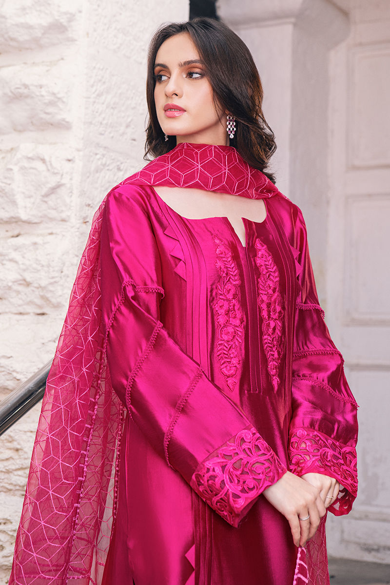 Fatima Khan | Luxury Pret 24 | FUCHSIA RUSH by Fatima Khan - Designer Dress - Type: Luxury - Available at Libayah - 100% Original