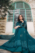 Fatima Khan | Best Sellers 24 | KALE GREEN PESHWAS by Fatima Khan - Designer Dress - Type: Luxury - Available at Libayah - 100% Original