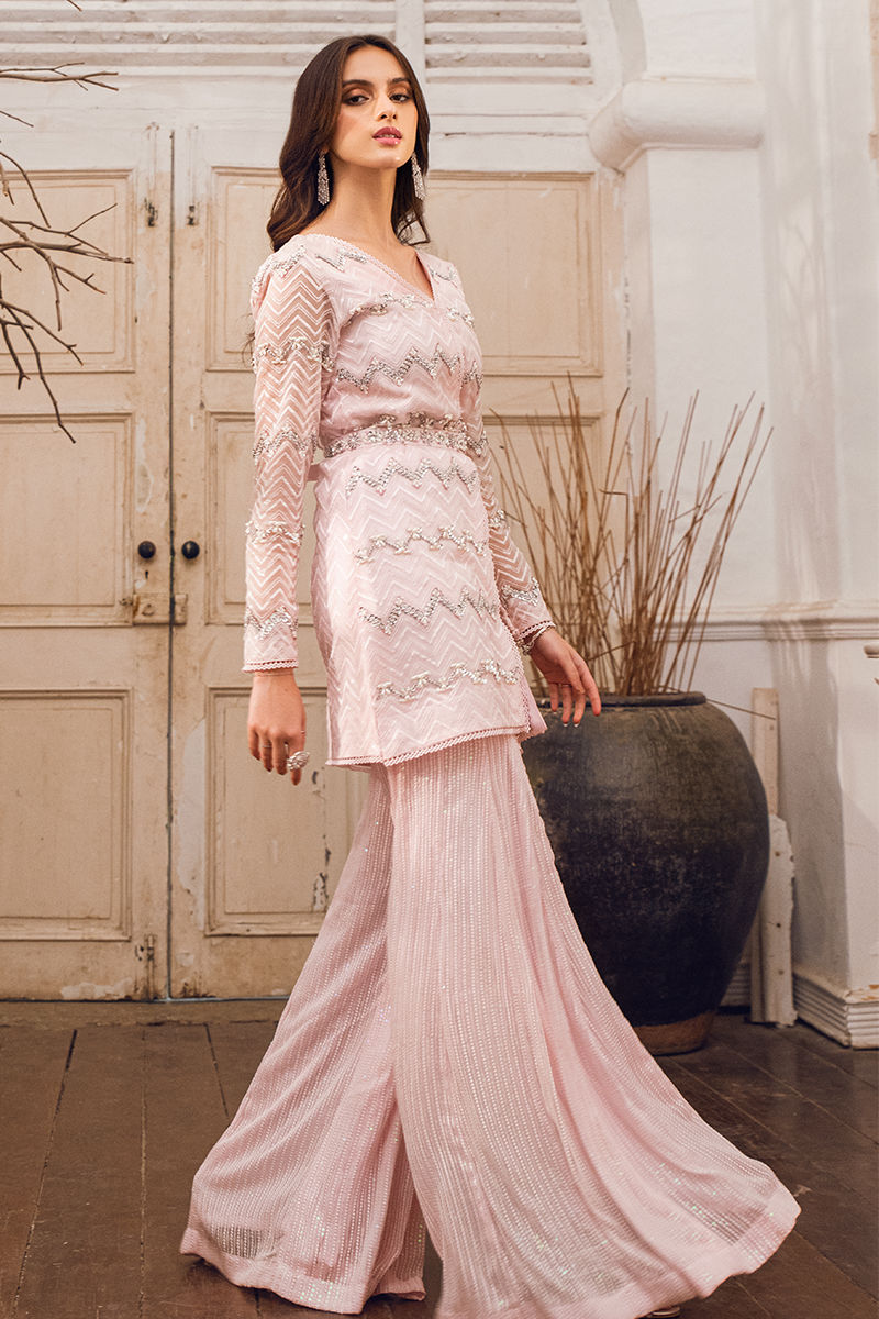 Fatima Khan | Luxury Pret 24 | JAZZ PINK by Fatima Khan - Designer Dress - Type: Luxury - Available at Libayah - 100% Original