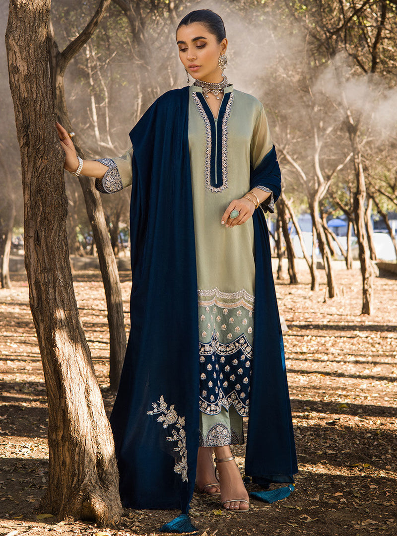 Zainab Chottani | Semi Formals | FEHYA by Zainab Chottani - Designer Dress - Type: Ladies Clothes - Available at Libayah - 100% Original