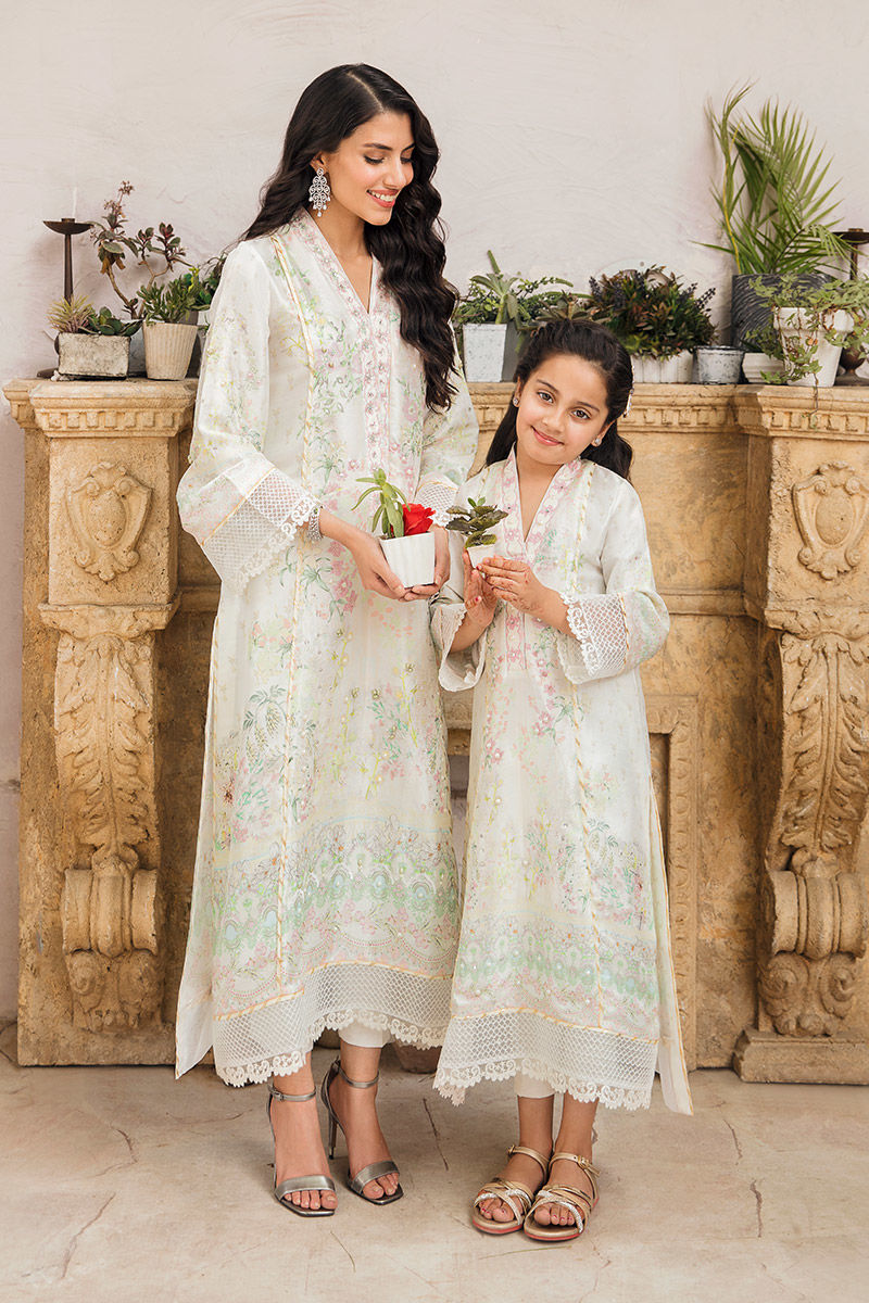 Ansab Jahangir | Luxury Silk Pret | WHISPER WHITE by Ansab Jahangir - Designer Dress - Type: Ladies Clothes - Available at Libayah - 100% Original