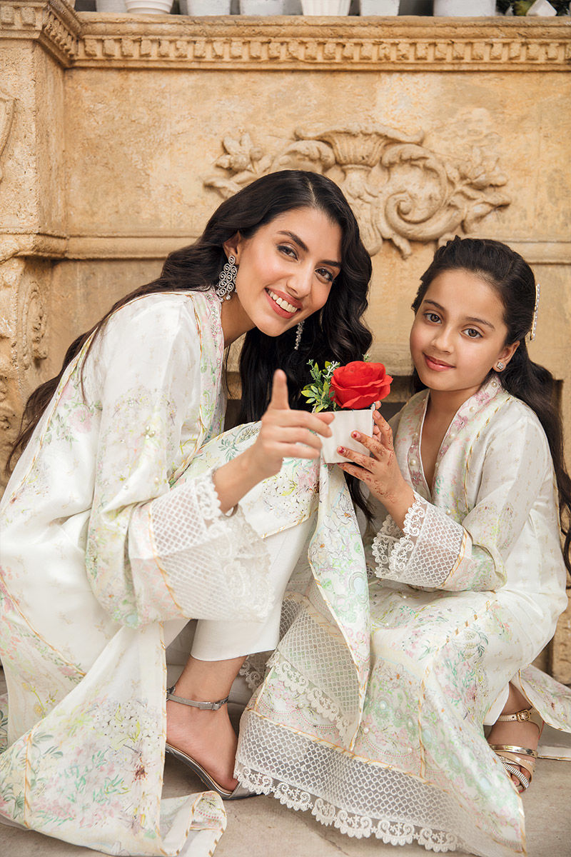 Ansab Jahangir | Luxury Silk Pret | WHISPER WHITE by Ansab Jahangir - Designer Dress - Type: Ladies Clothes - Available at Libayah - 100% Original