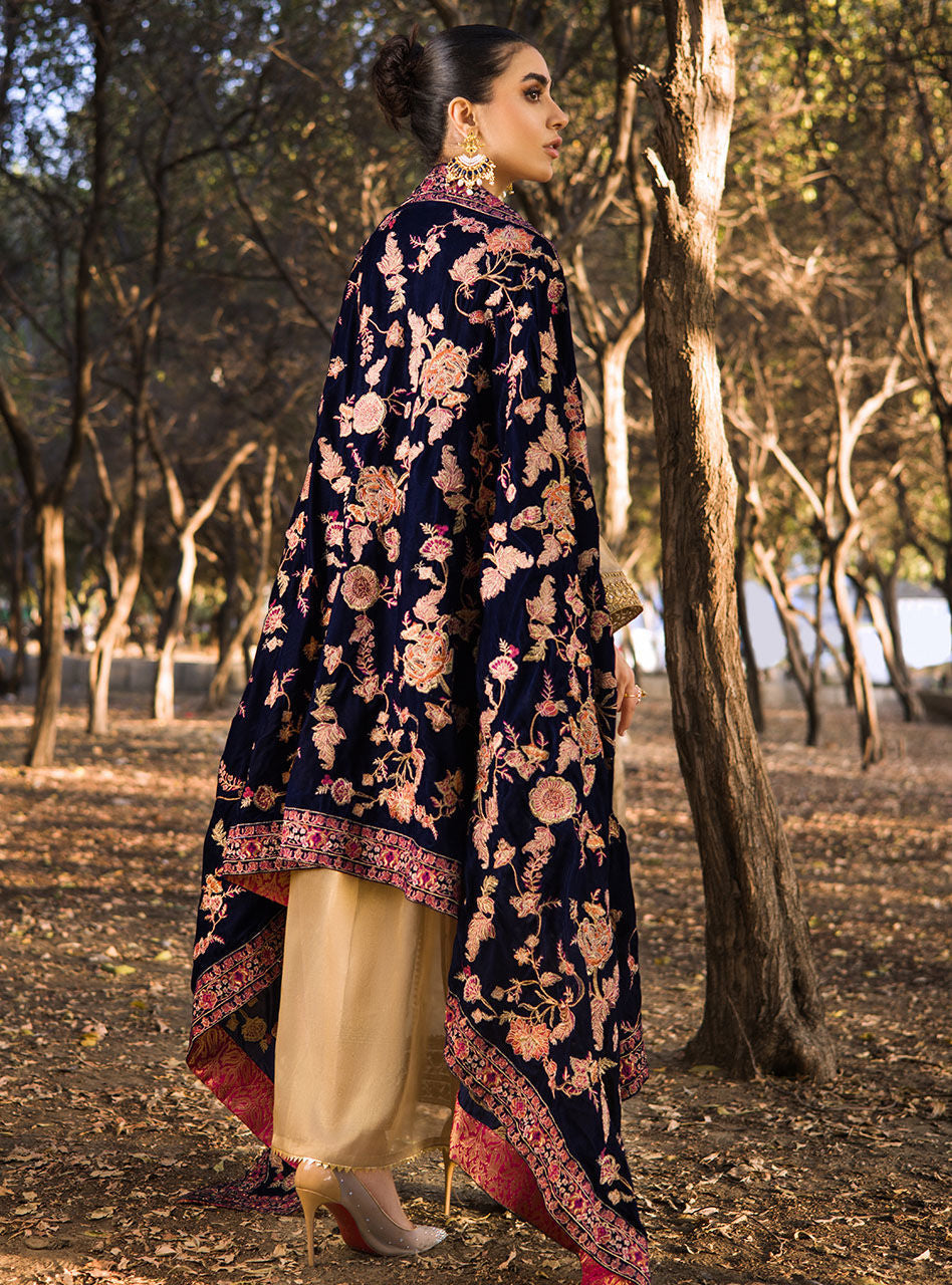 Zainab Chottani | Luxury Pret | MEHMAL- BLUE by Zainab Chottani - Designer Dress - Type: Ladies Clothes - Available at Libayah - 100% Original
