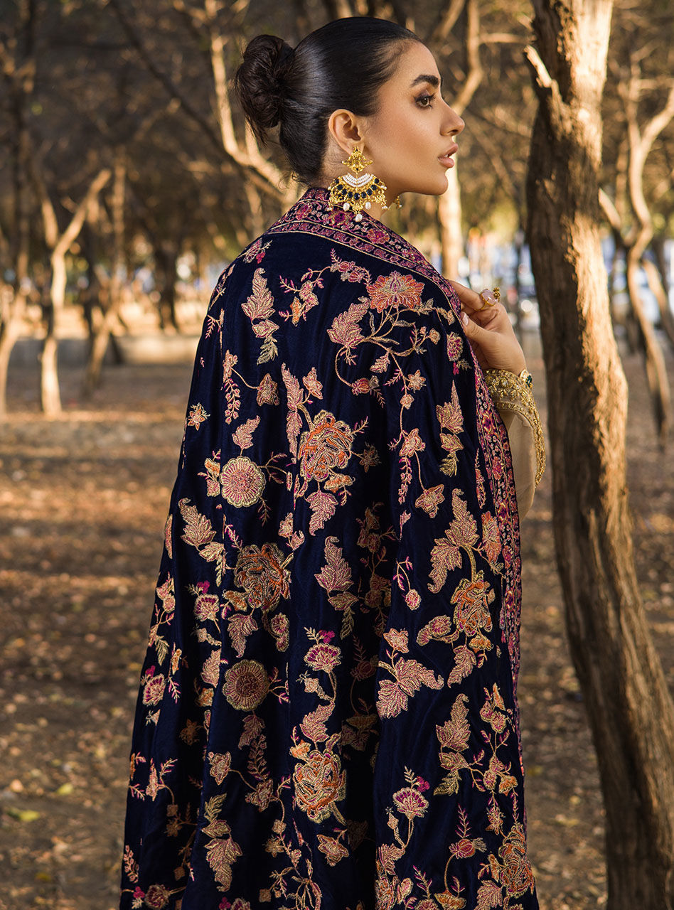 Zainab Chottani | Luxury Pret | MEHMAL- BLUE by Zainab Chottani - Designer Dress - Type: Ladies Clothes - Available at Libayah - 100% Original