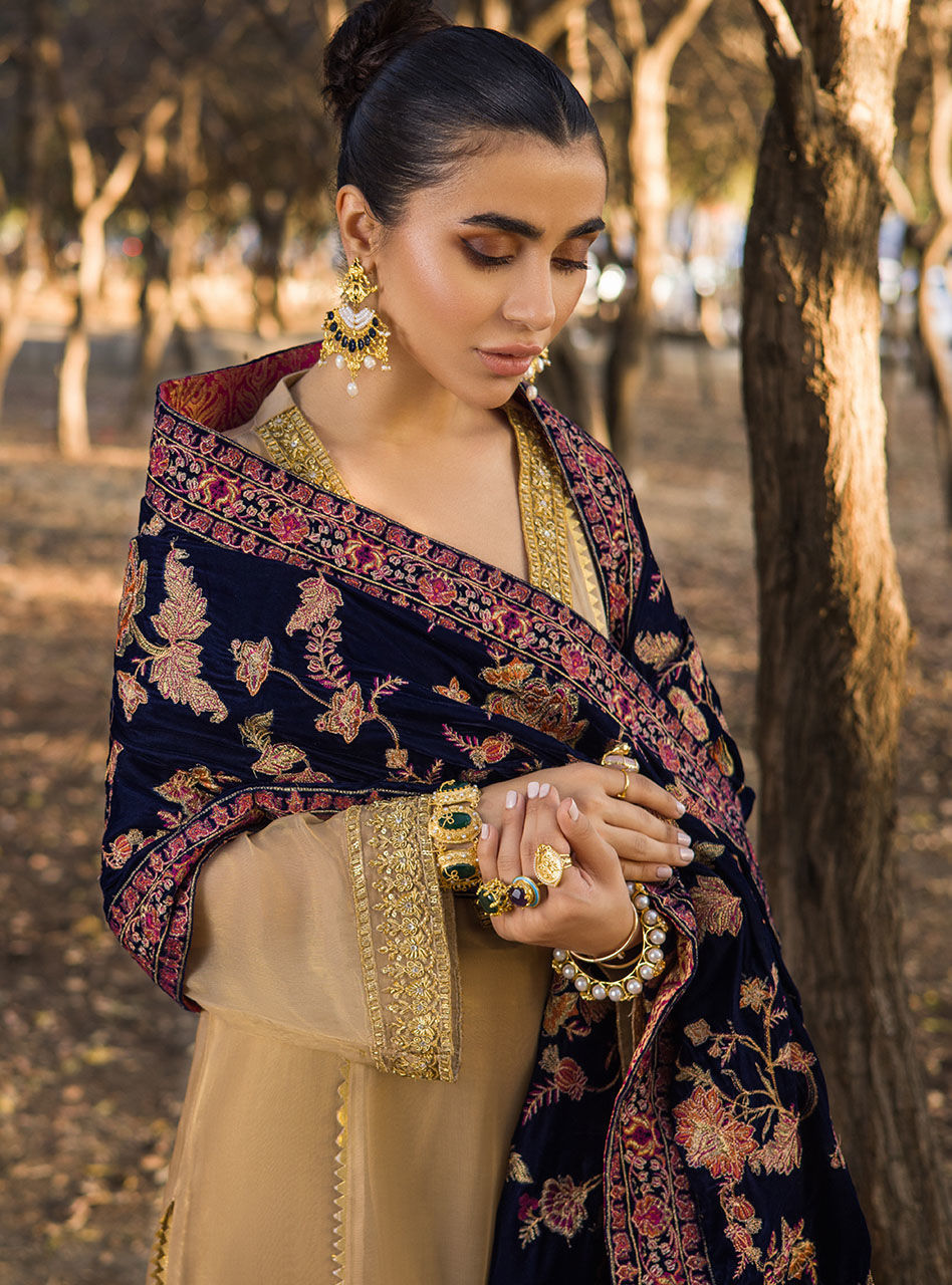 Zainab Chottani | Luxury Pret | MEHMAL- BLUE by Zainab Chottani - Designer Dress - Type: Ladies Clothes - Available at Libayah - 100% Original